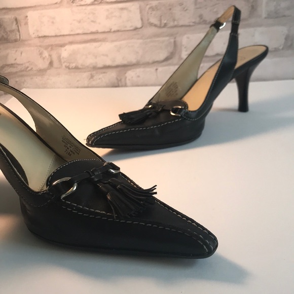 ❤️Joan & David Classic Slingback Heels Sz 7.5 - Picture 7 of 8